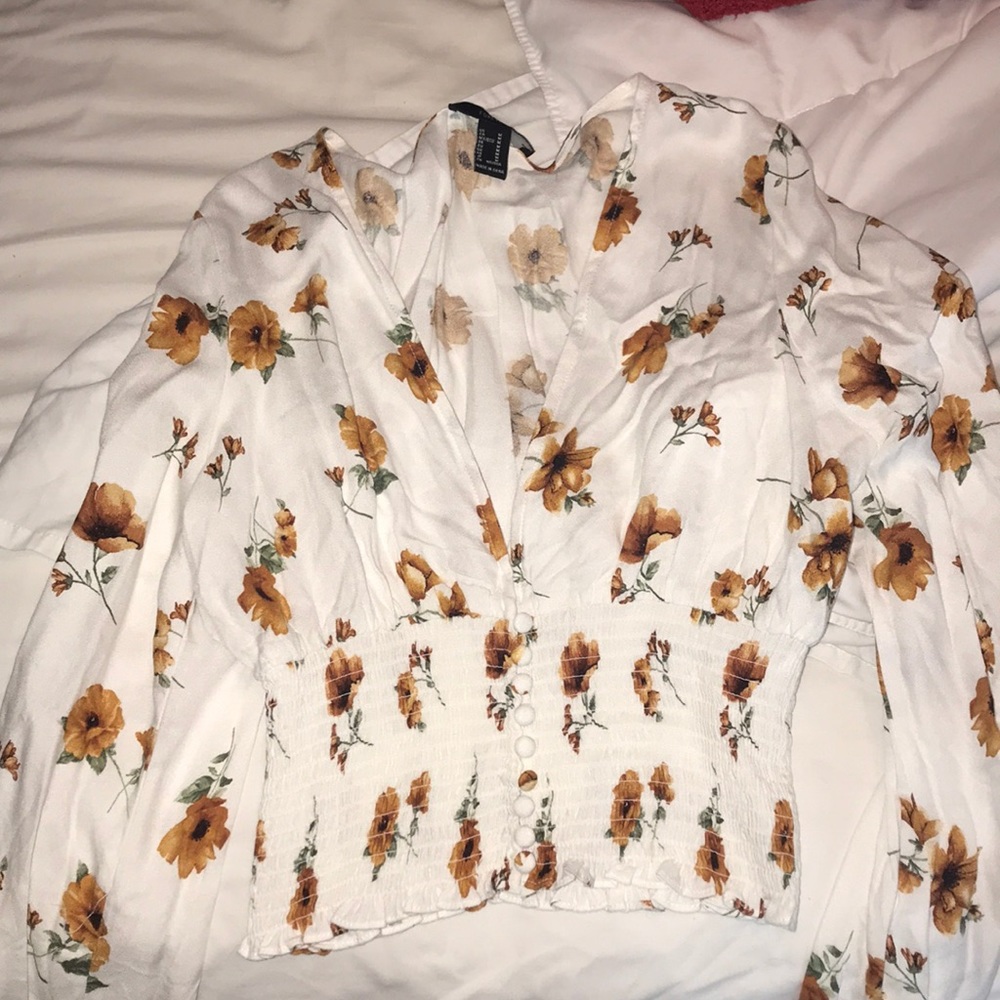 forever 21 button up blouse